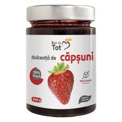 Bun de Tot Capsuni dulceata fara zahar - 360g