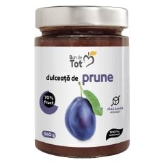 Bun de Tot Dulceata de prune, 100% NATURAL, fara zahar adaugat, fara chimicale
