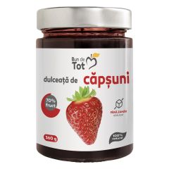 Bun de Tot Capsuni dulceata fara zahar - 360g