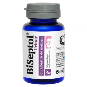 BiSeptol Urinar 30 comprimate, cu albastru de metilen