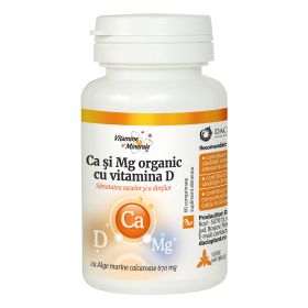 Ca si Mg Organic cu Vitamina D comprimate