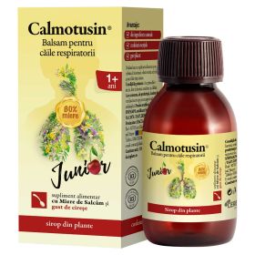 Calmotusin junior sirop cu gust de cirese