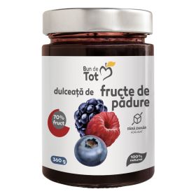 Bun de Tot Fructe de Padure dulceata fara zahar - 360g