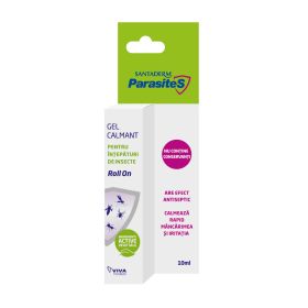 Santaderm Parasites - Roll On gel calmant Tantari si Insecte - 10ml