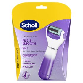 Scholl Purple Pila Electrica 2 in 1
