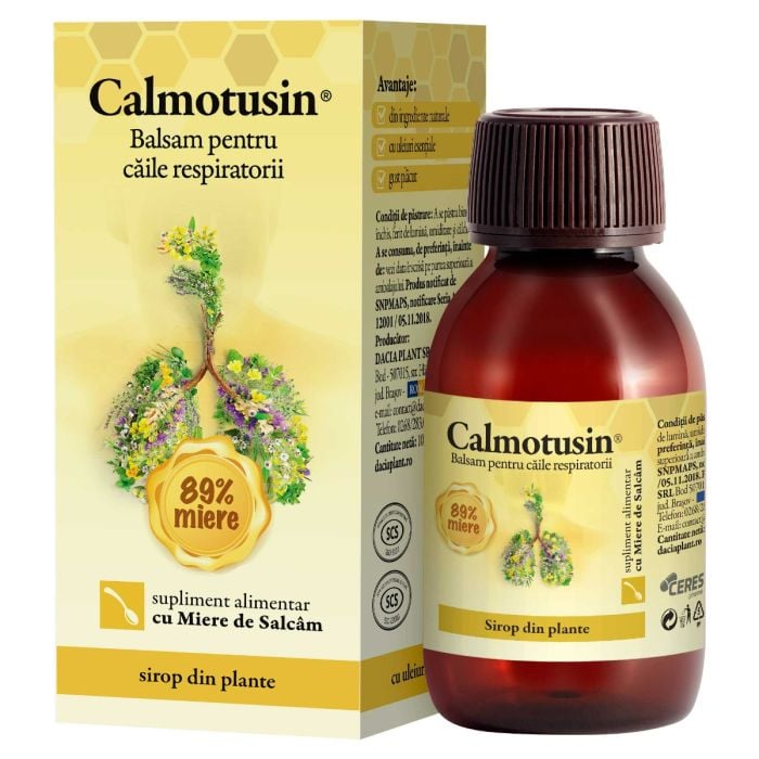 Calmotusin cu miere sirop, extract concentrat