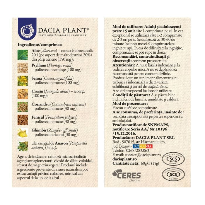 Detoxicolon comprimate