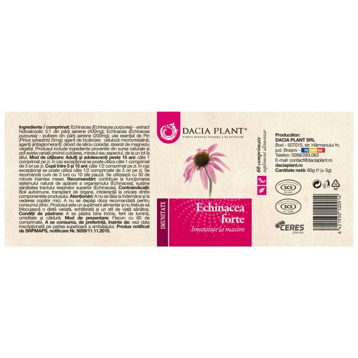 Echinacea Forte comprimate