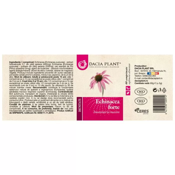 Echinacea Forte comprimate