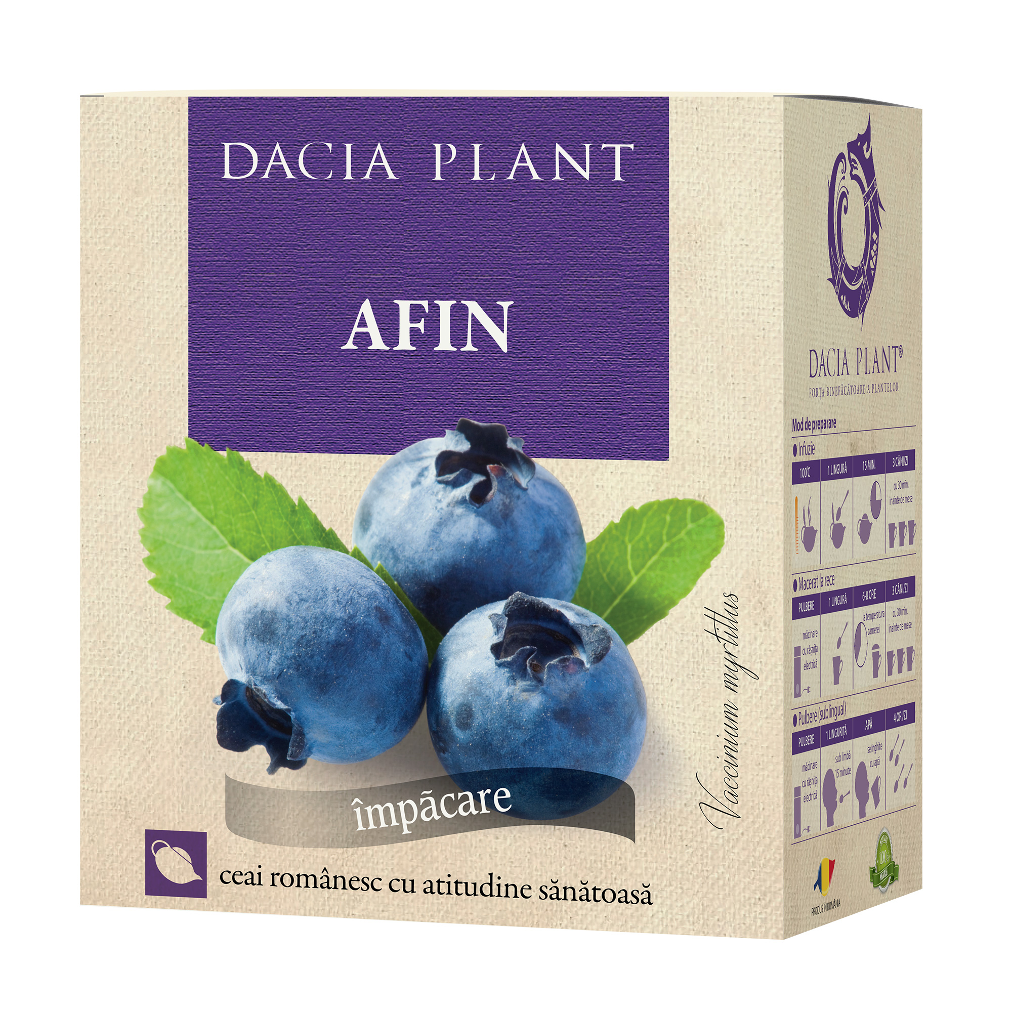 Ceai de Afin Dacia Plant imagine noua