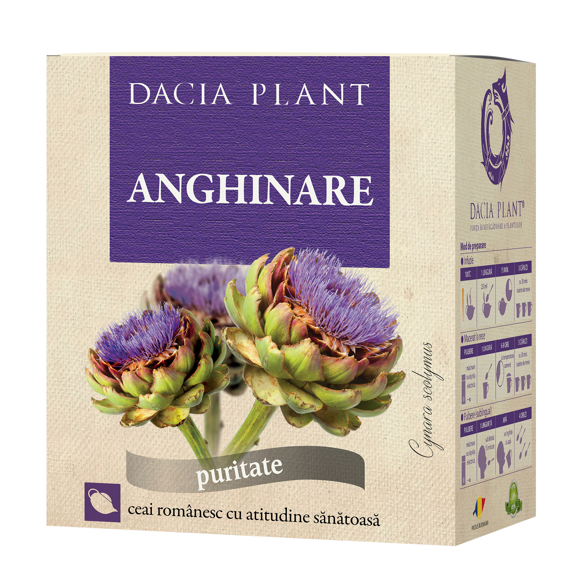 Ceai de Anghinare Dacia Plant imagine noua