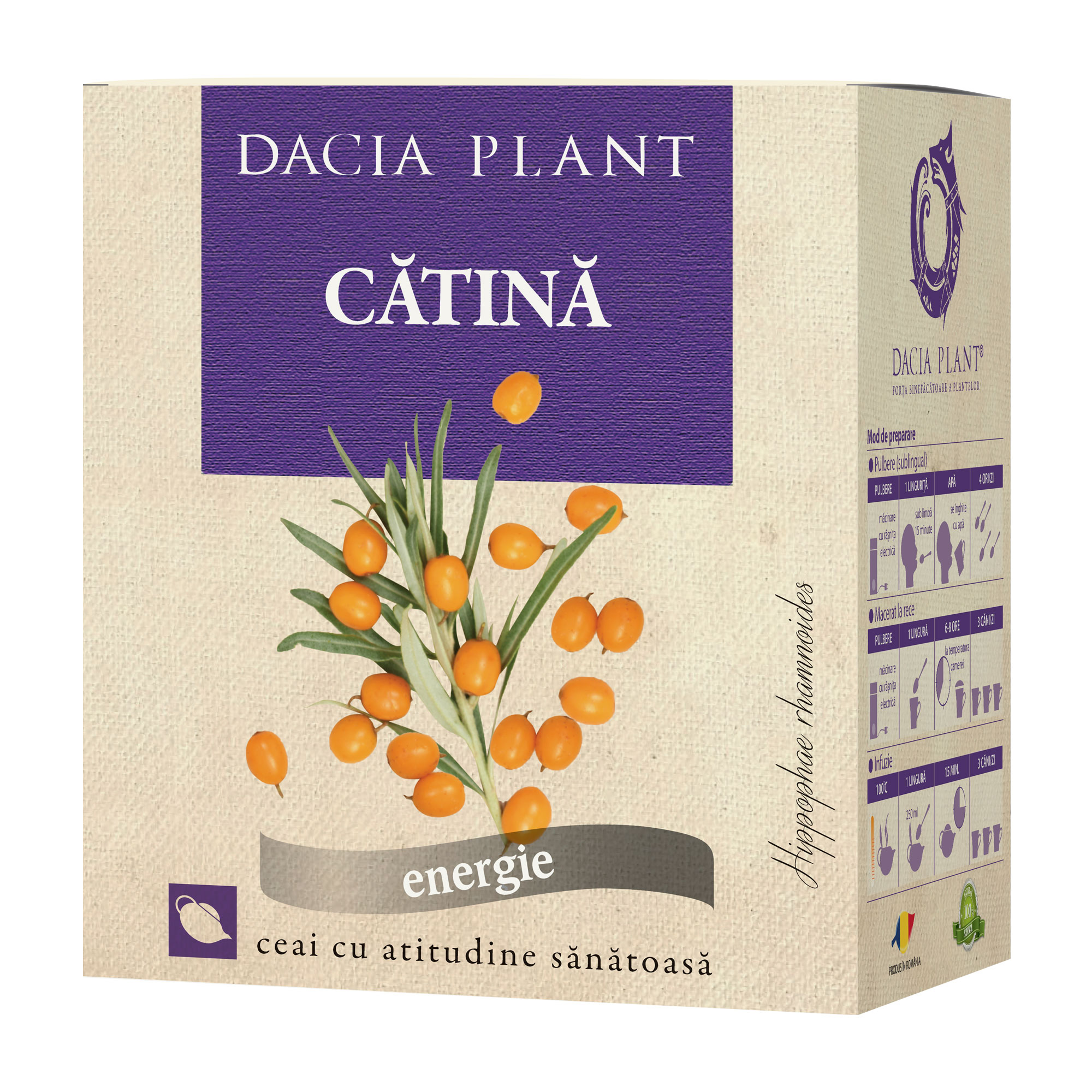Ceai de Catina Dacia Plant imagine noua