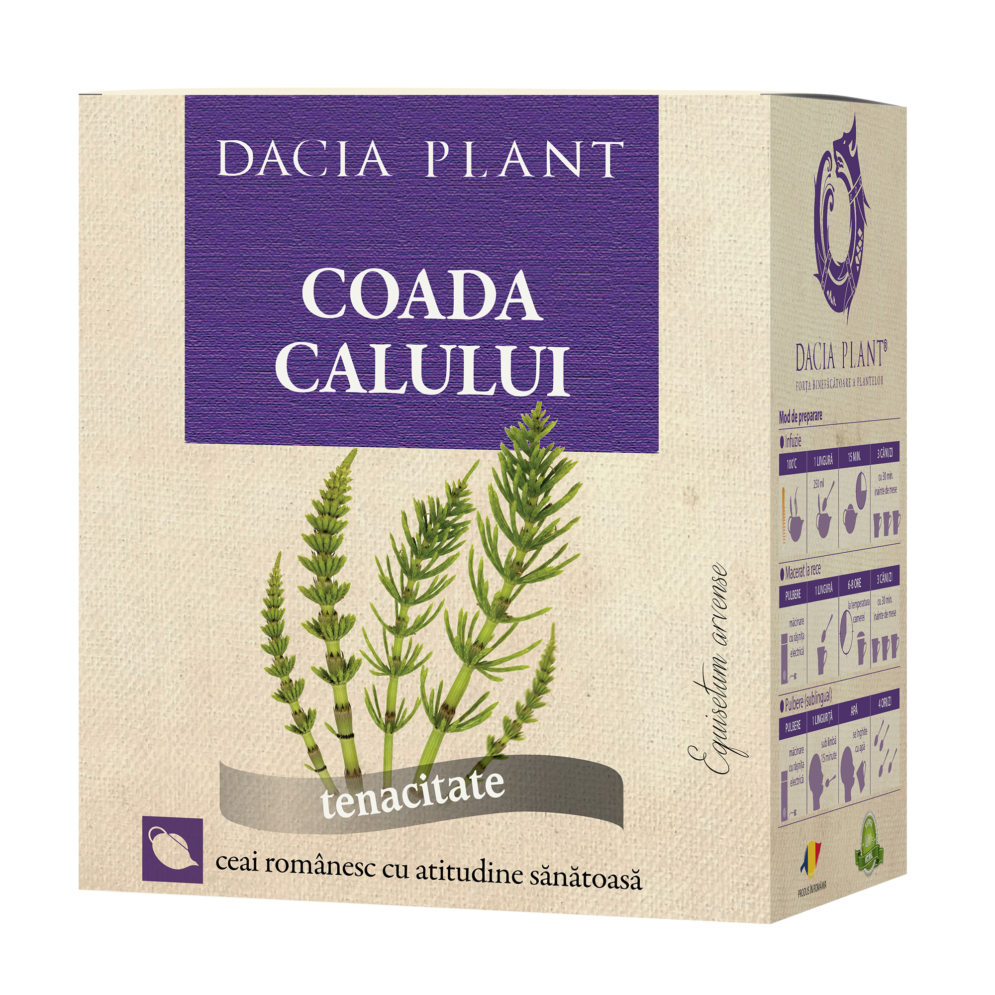 Ceai de Coada Calului Dacia Plant imagine noua