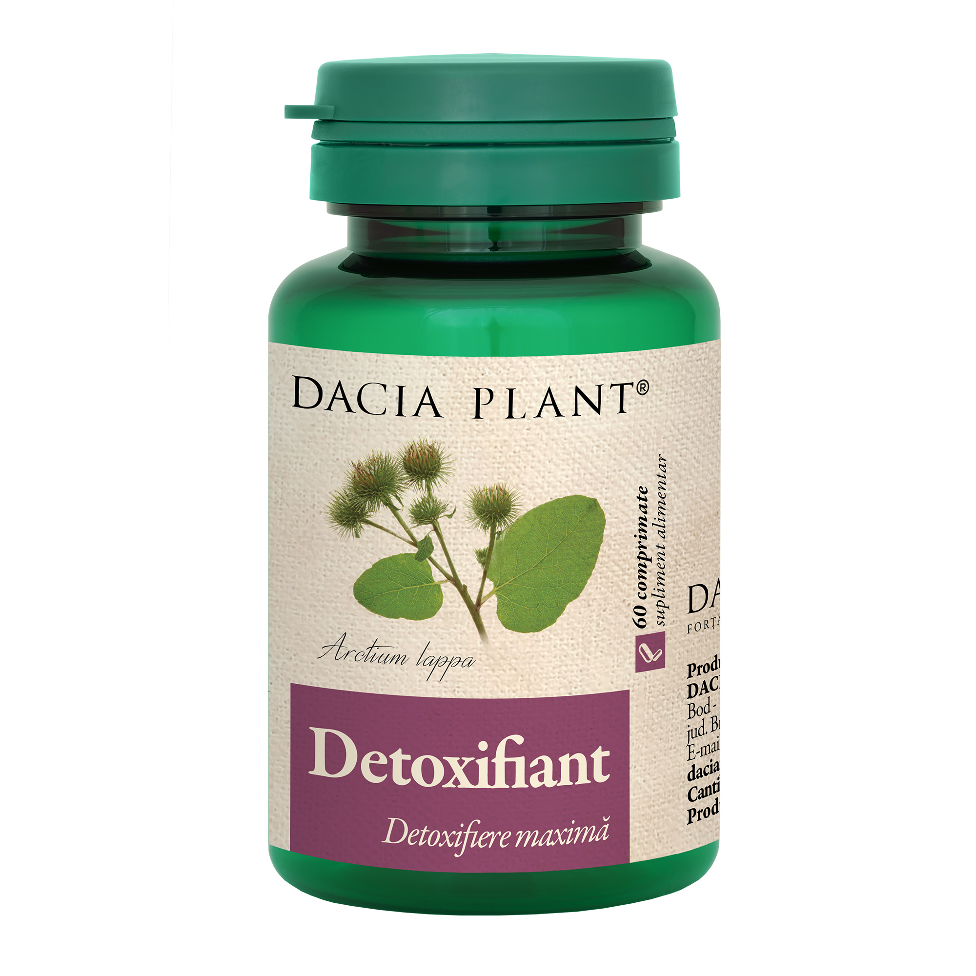 Detoxifiant comprimate Dacia Plant imagine noua