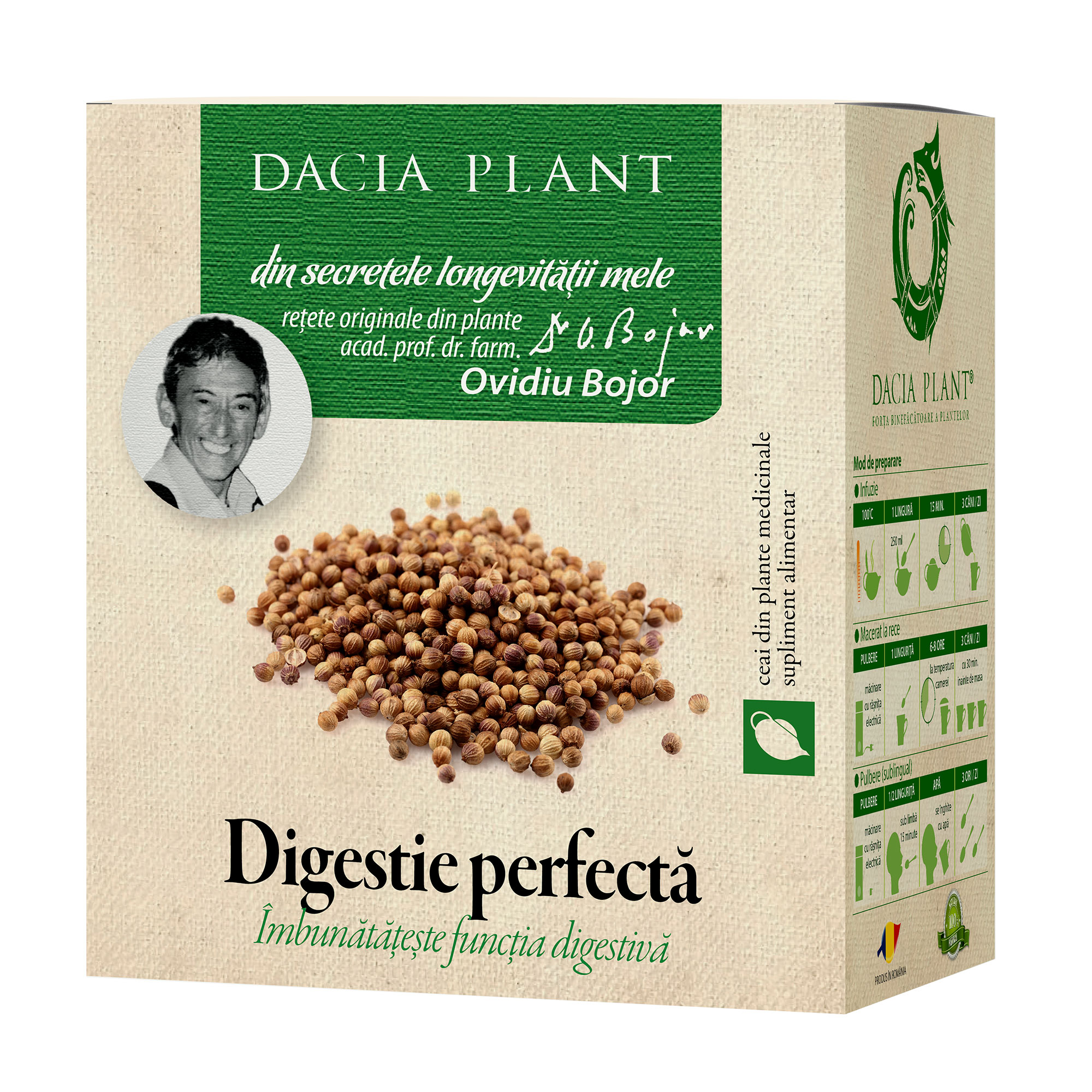 Digestie Perfecta ceai Dacia Plant imagine noua
