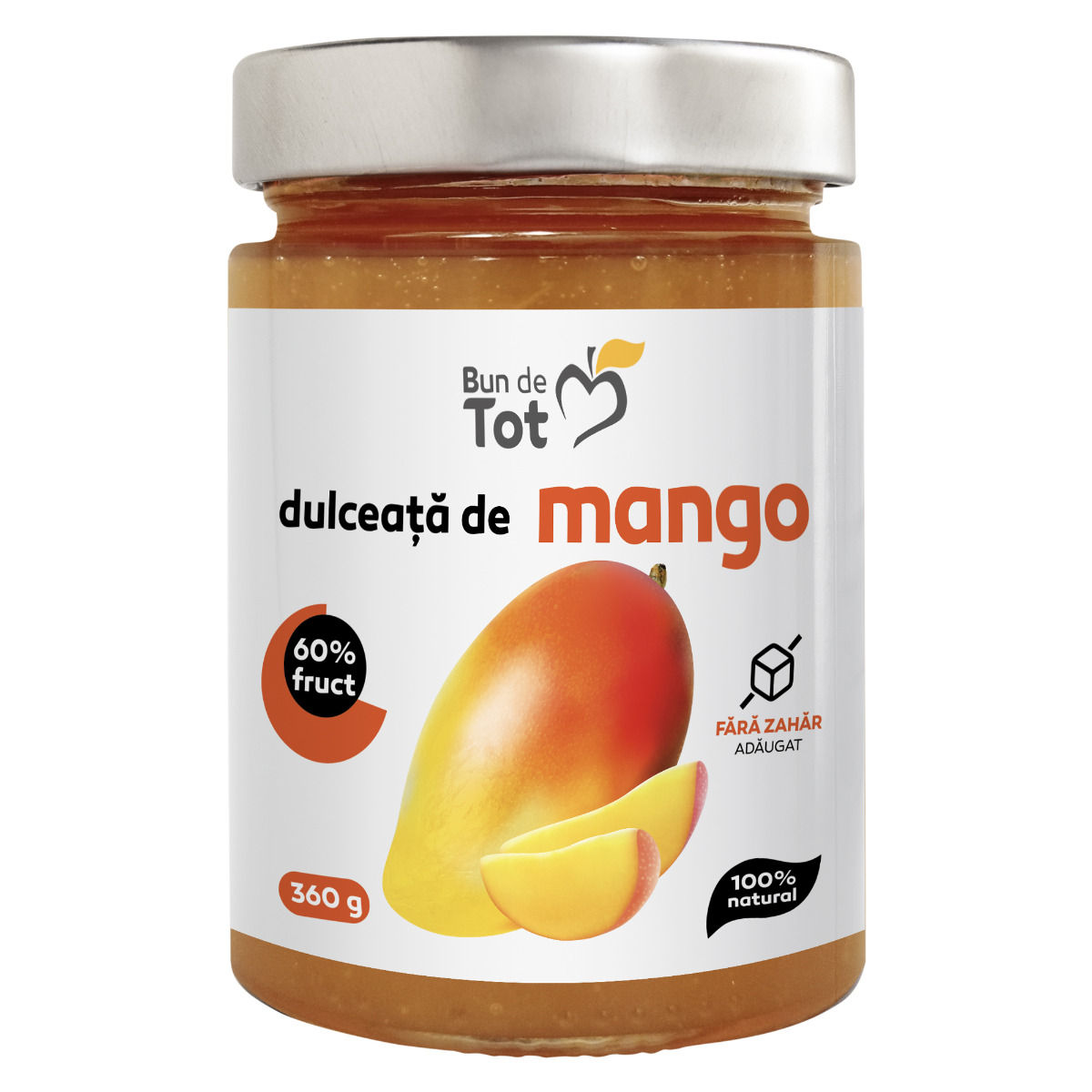 Dulceata de mango 100 NATURAL fara zahar adaugat fara chimicale Bun de Tot imagine noua
