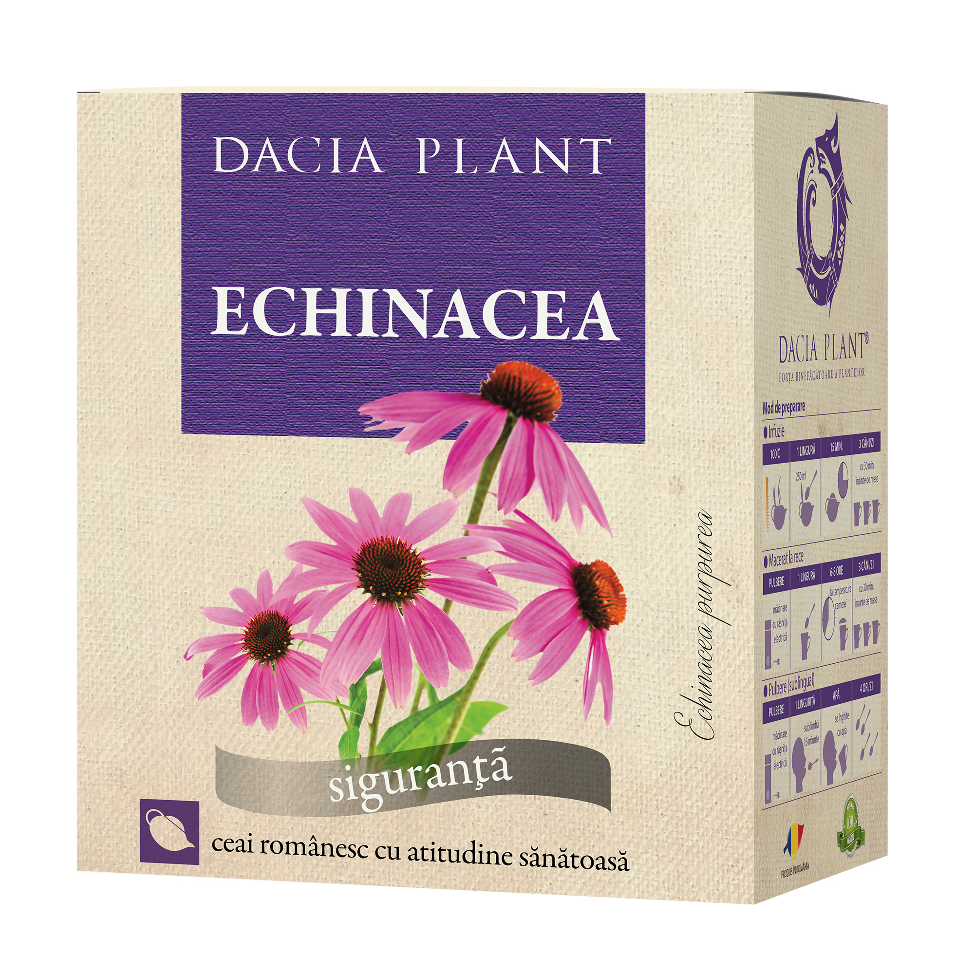 Ceai de Echinacea Dacia Plant imagine noua
