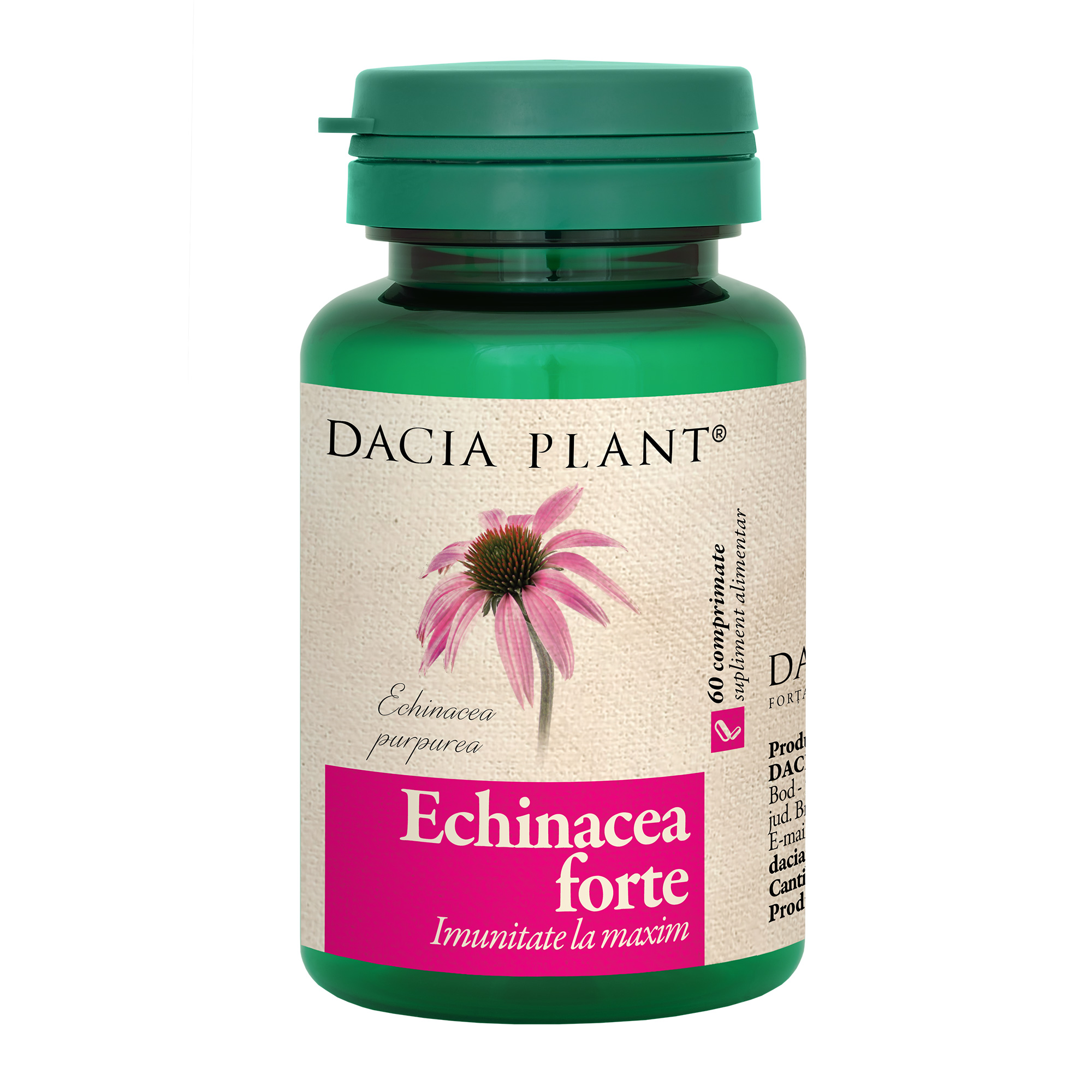 Echinacea Forte comprimate Dacia Plant imagine noua