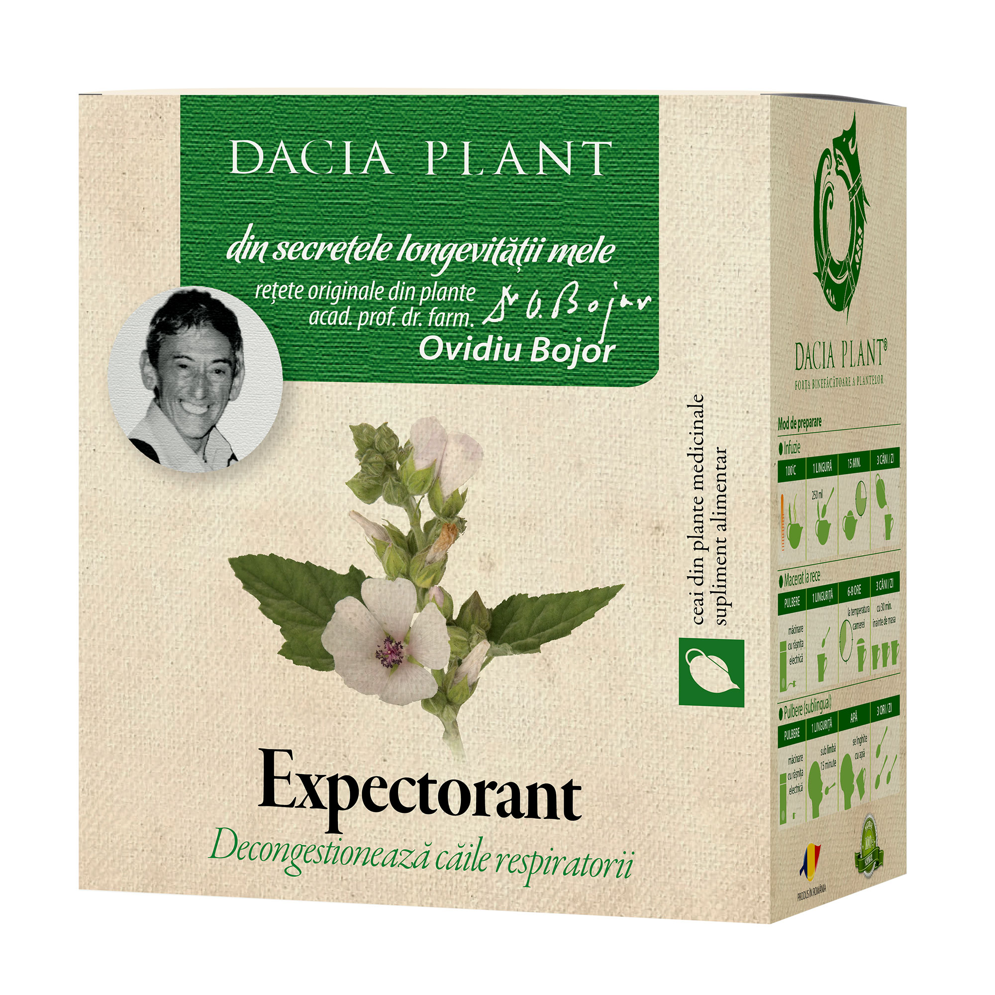 Expectorant ceai Dacia Plant imagine noua