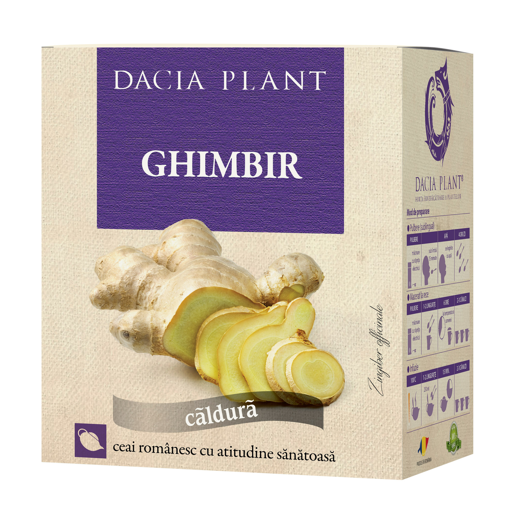 Ceai de Ghimbir Dacia Plant imagine noua