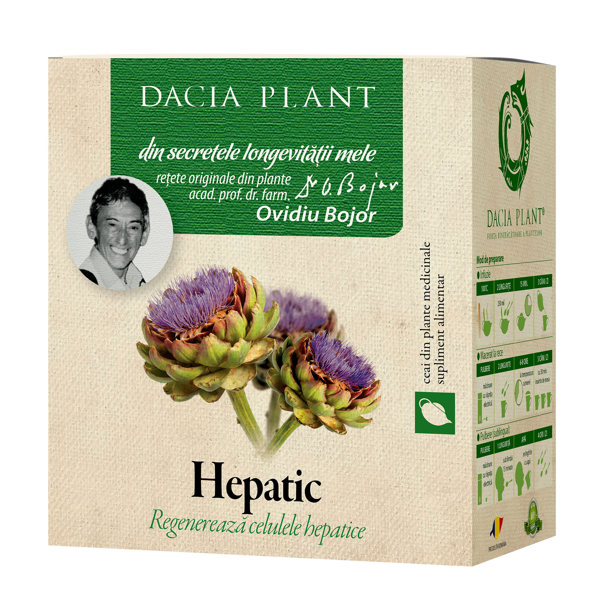 Hepatic ceai Dacia Plant imagine noua