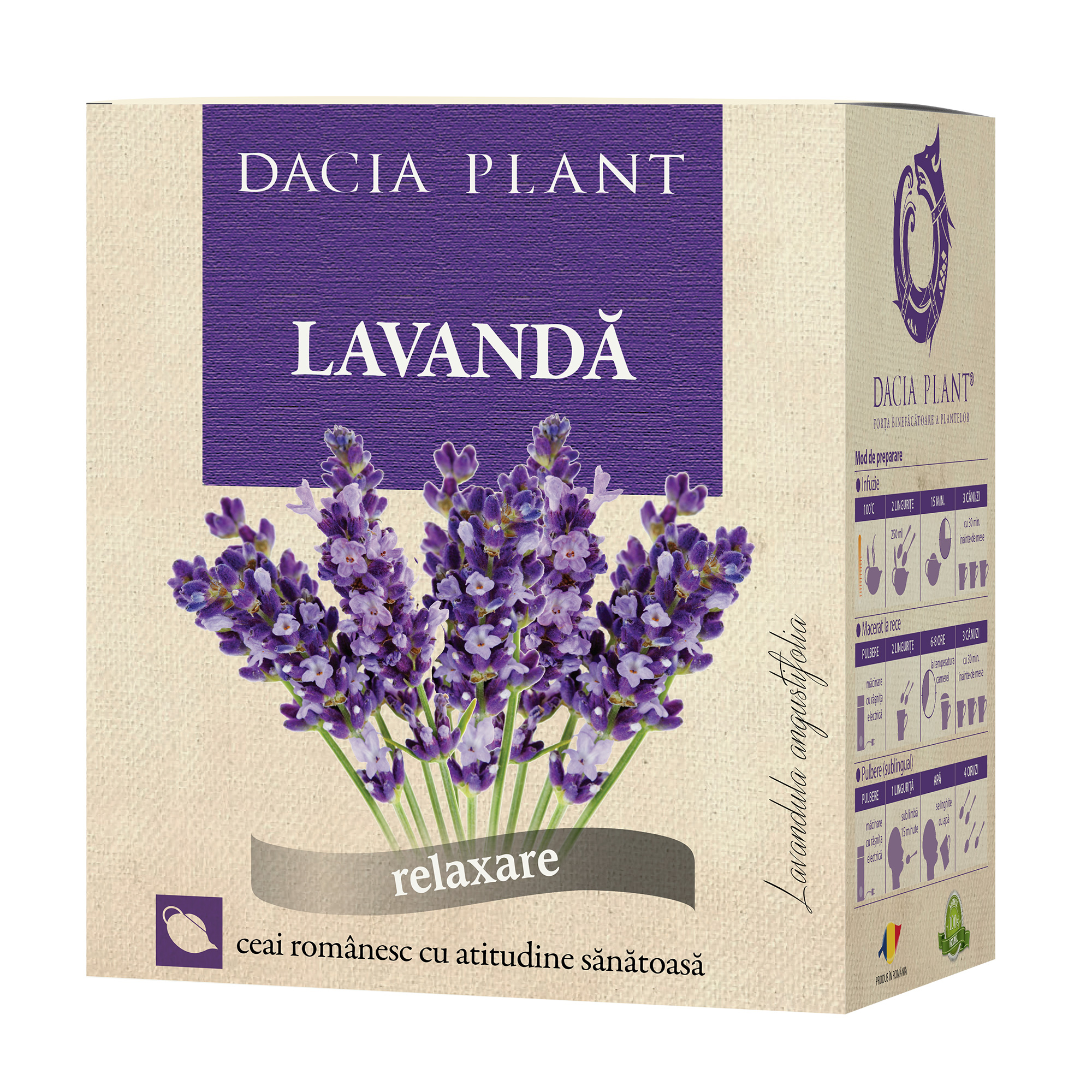 Ceai de Lavanda Dacia Plant imagine noua