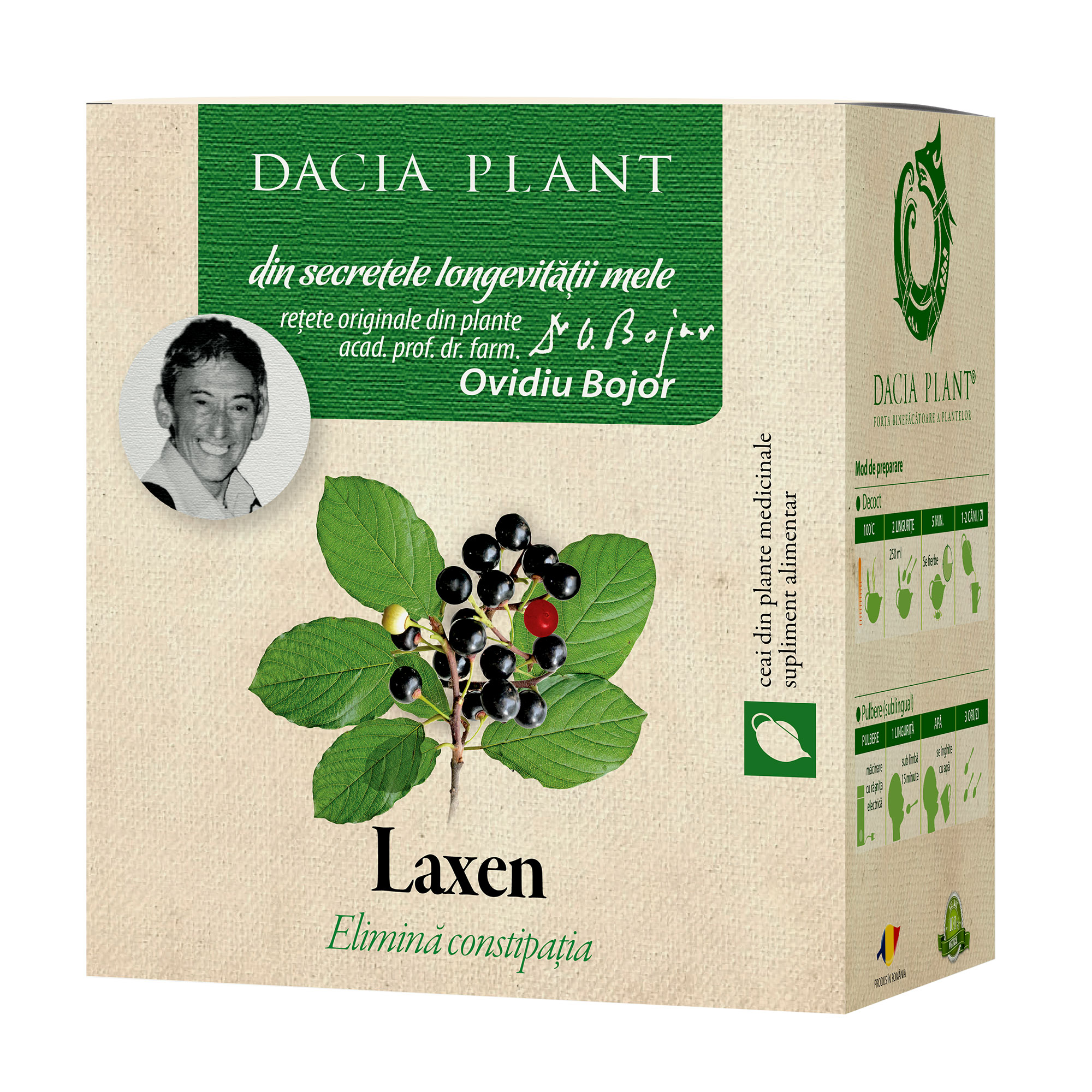 Laxen ceai Dacia Plant imagine noua