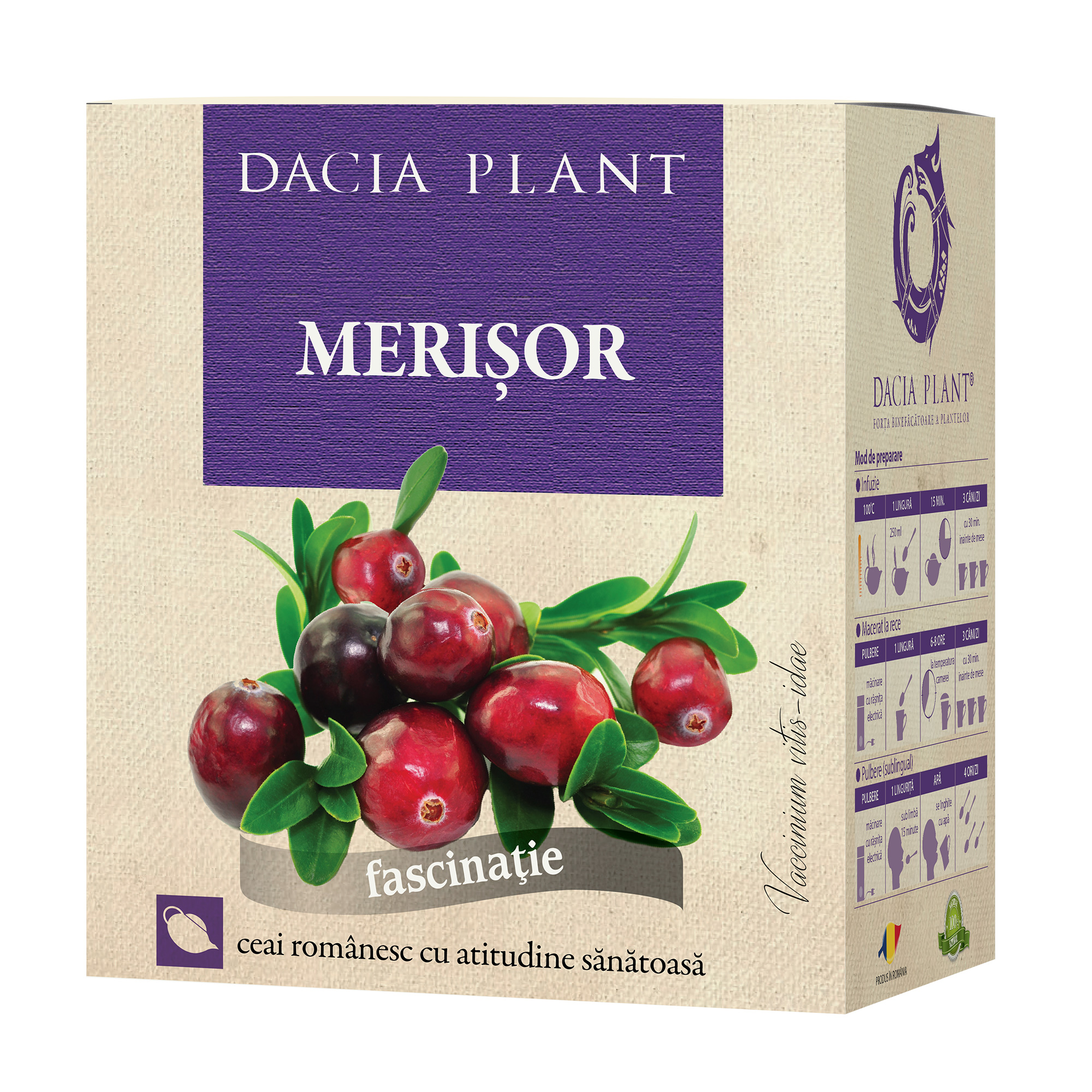 Ceai de Merisor Dacia Plant imagine noua