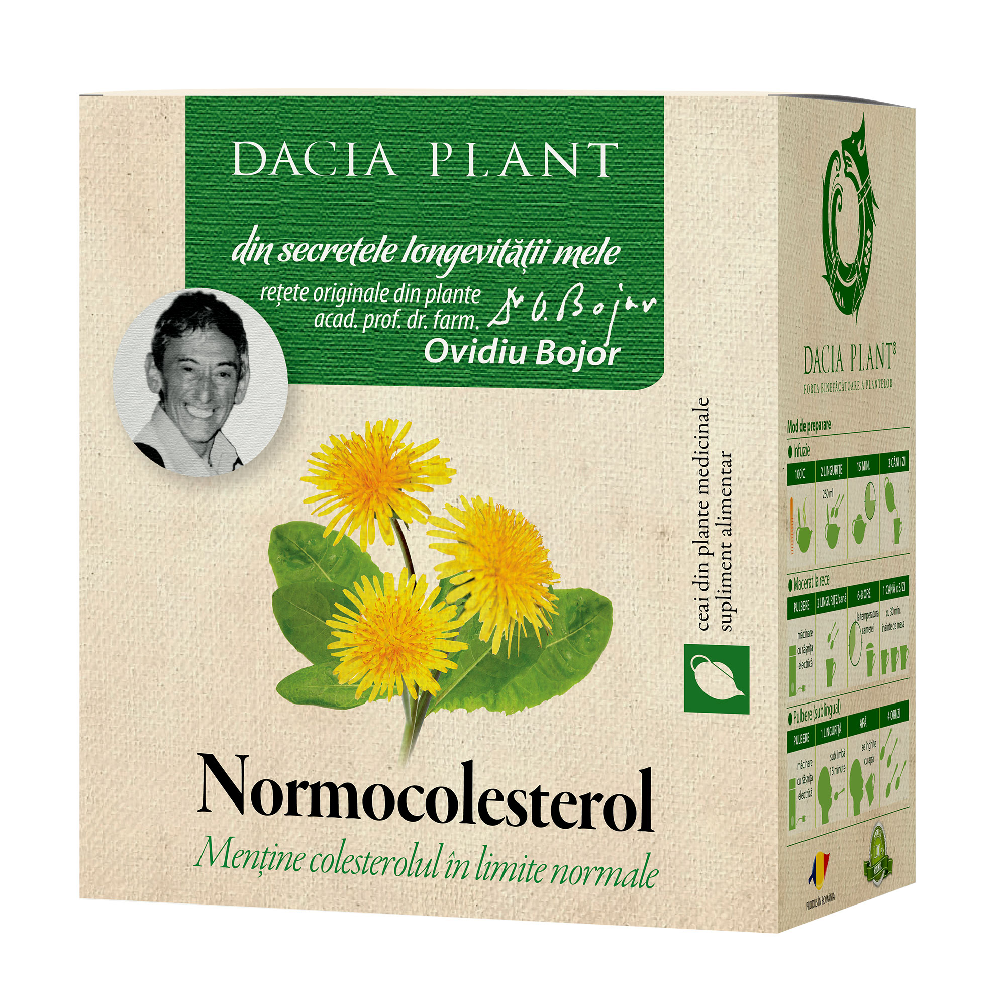 Normocolesterol ceai Dacia Plant imagine noua