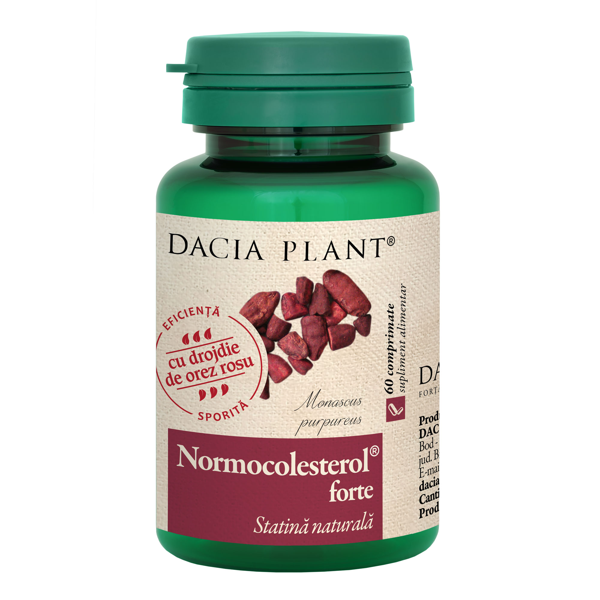 Normocolesterol Forte comprimate Dacia Plant