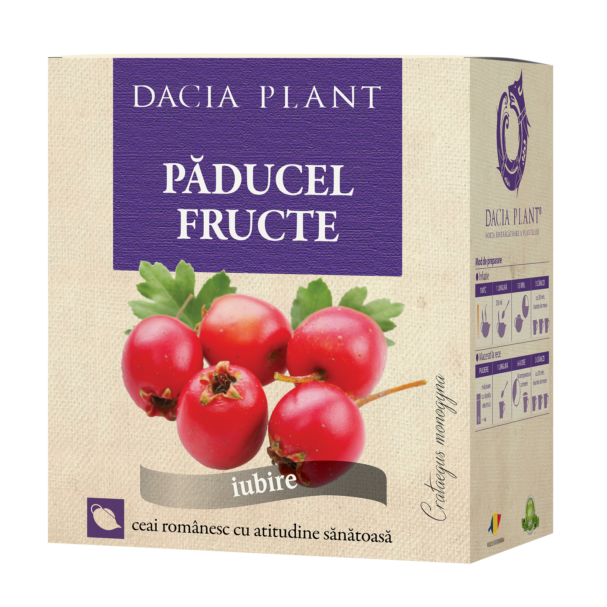Ceai de Paducel fructe Dacia Plant