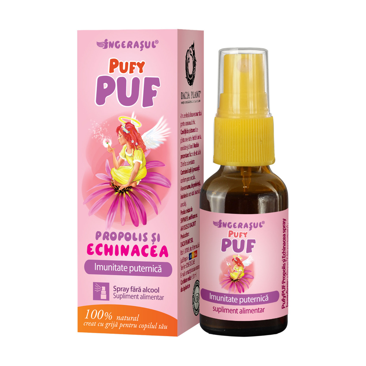PufyPUF Propolis si Echinacea spray – intareste imunitatea daciaplant.ro