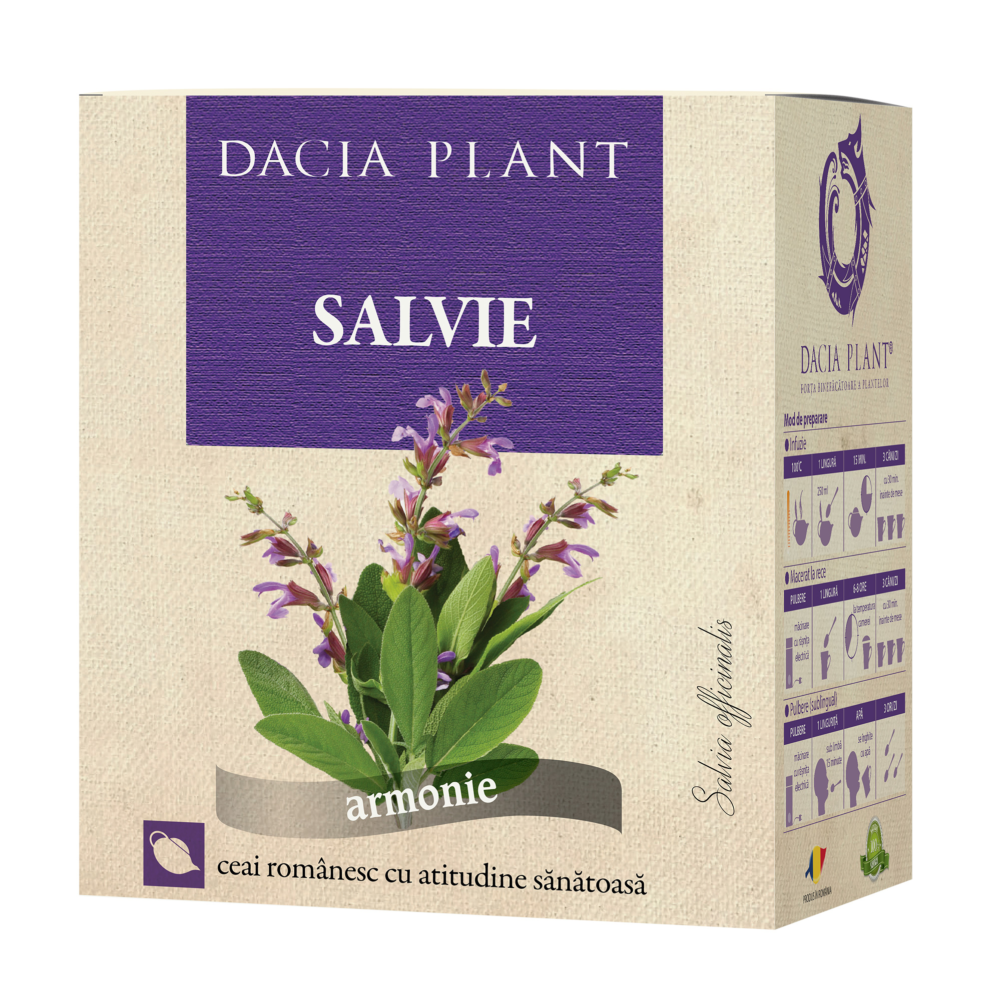 Ceai de Salvie Dacia Plant imagine noua
