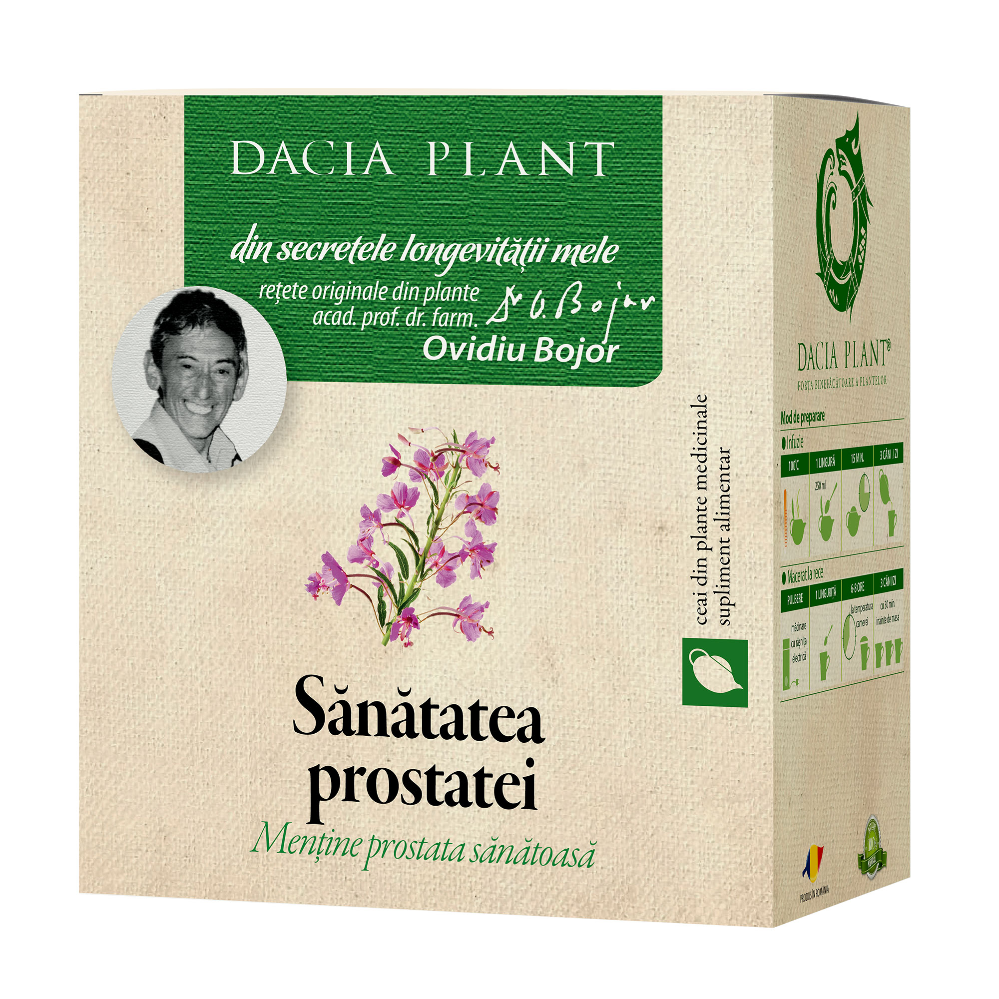 Sanatatea Prostatei ceai Dacia Plant