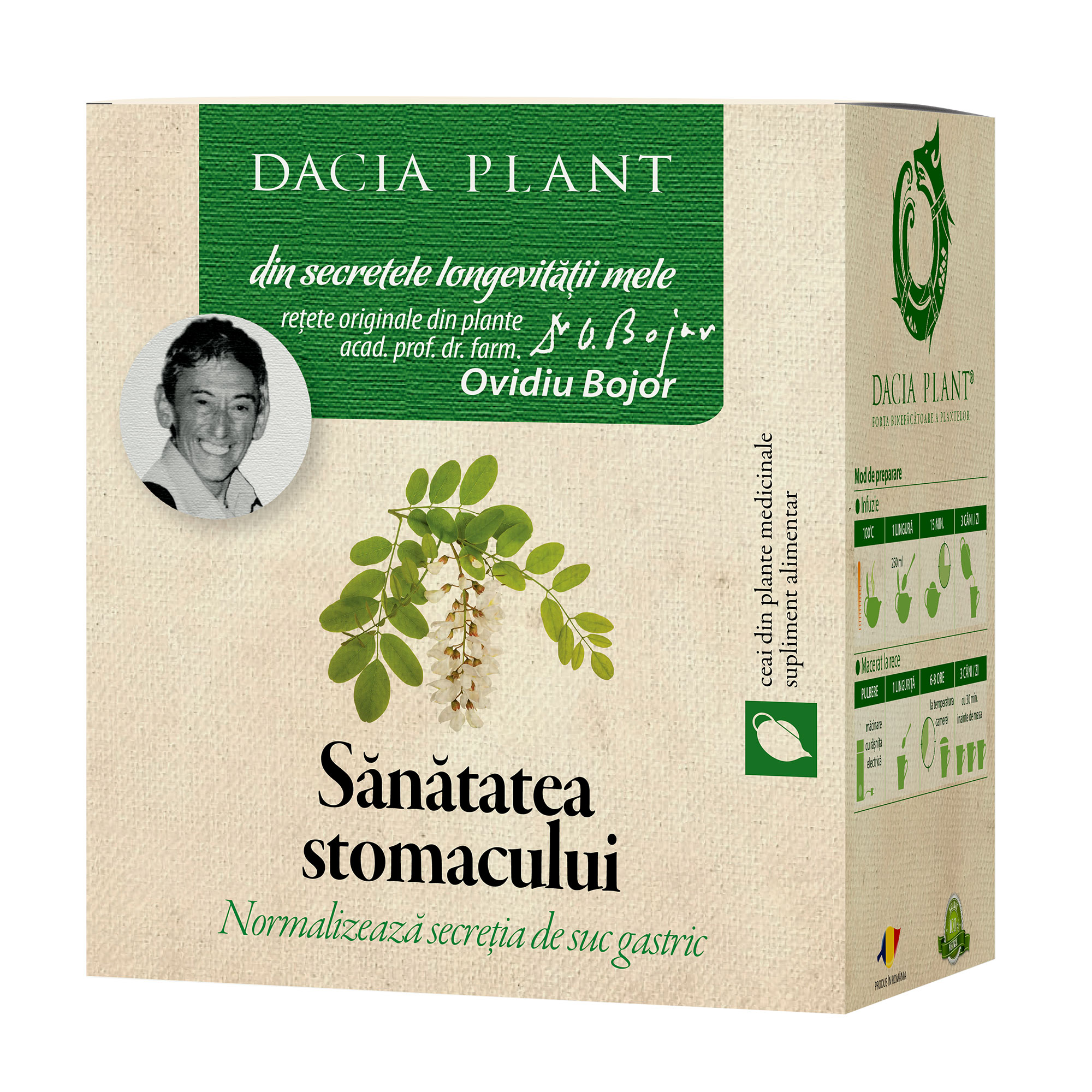 Sanatatea Stomacului ceai Dacia Plant imagine noua