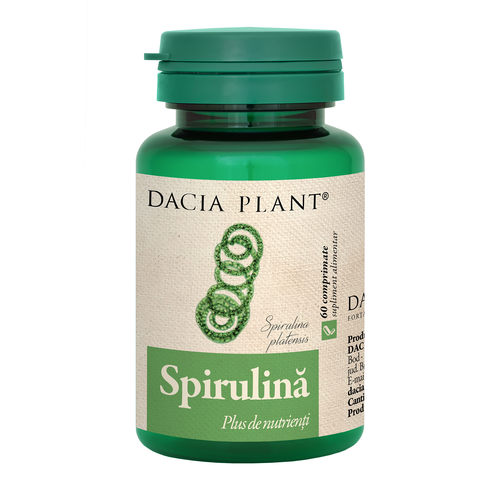 Spirulina comprimate Dacia Plant