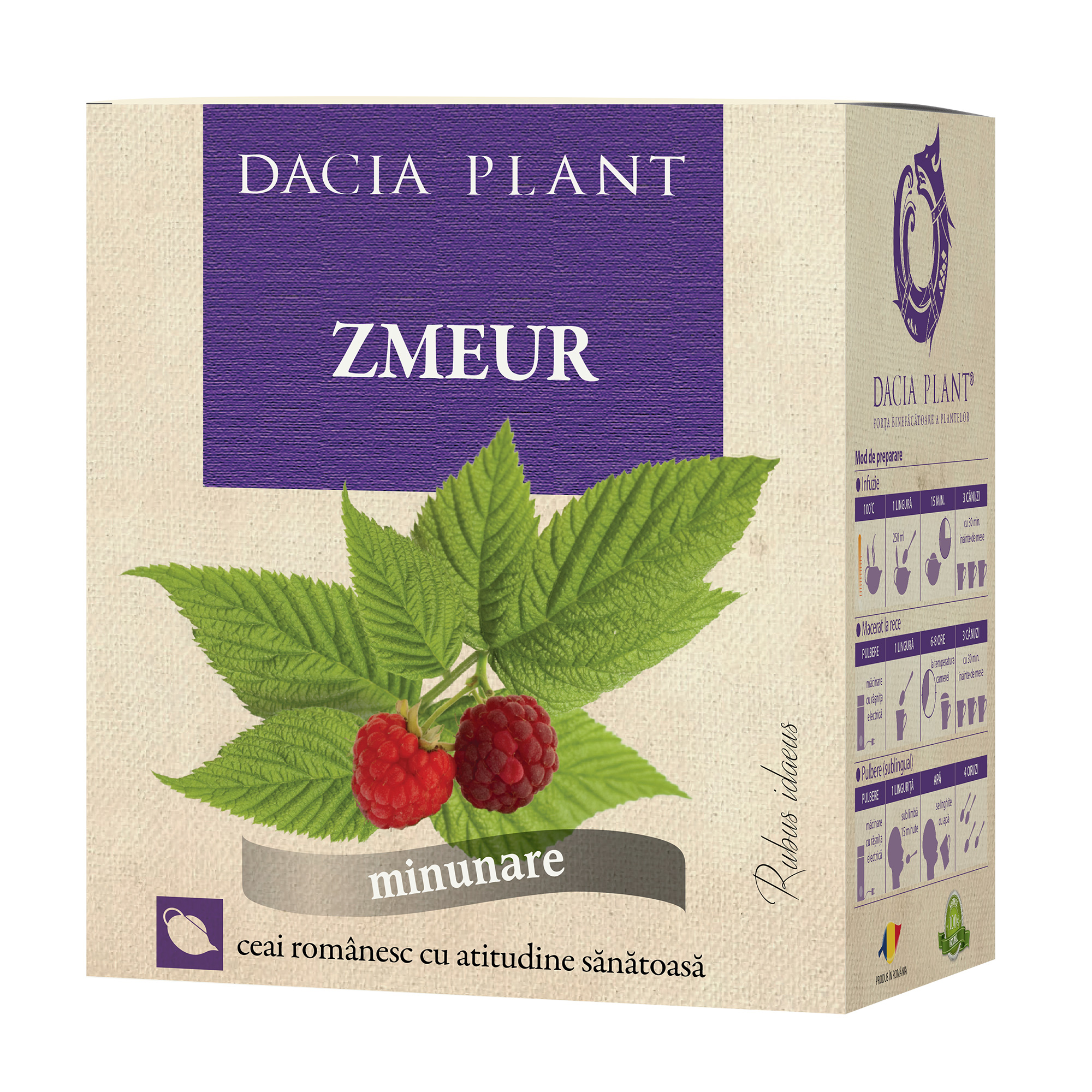 Ceai de Zmeur Dacia Plant imagine noua
